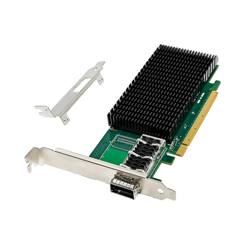 シングルポート100GbE QSFP28光ファイバーイーサネ - 100Gbe Qsfp28 Network Card のレビューと価格